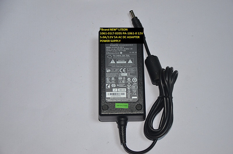 *Brand NEW* LITEON 1061-01LT-0205 PA-1061-0 12V 5.0A/12V 5A AC DC ADAPTER POWER SUPPLY